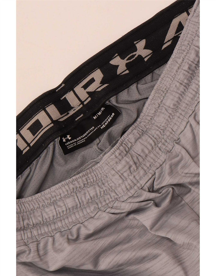 Męskie spodenki sportowe Under Armour Heat Gear w kolorze średnioszarym, nakrapiane