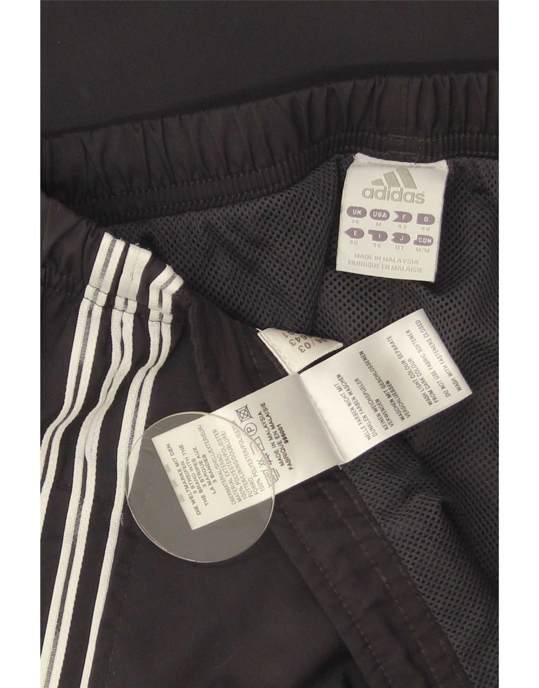 Damskie spodnie dresowe Adidas Joggers UK 14 Średni czarny poliester