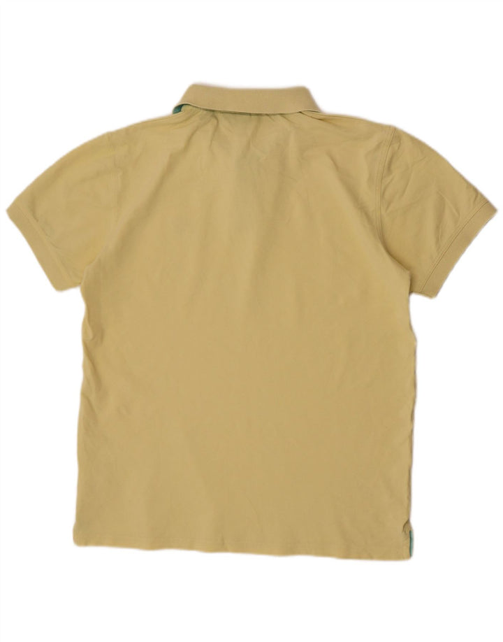 Męska koszulka polo GANT, duża, żółta, bawełniana