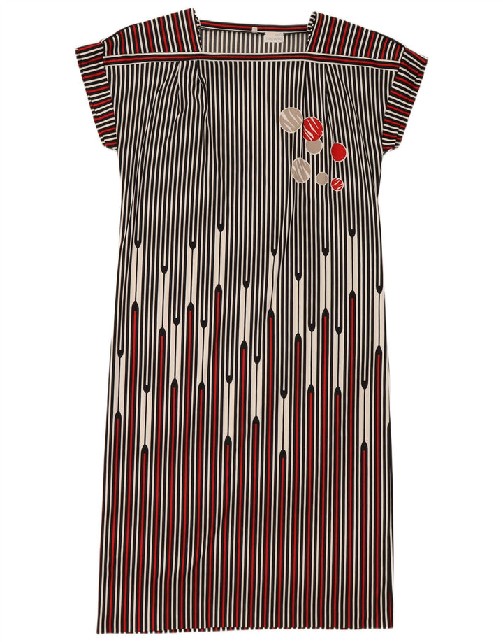 Damska sukienka typu shift w stylu vintage IT 48 XL w czarne paski