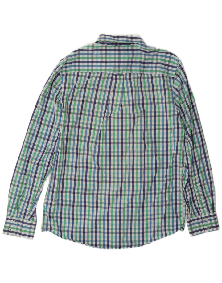 Crew Clothing Męska koszula o klasycznym kroju, średnia, wielokolorowa bawełniana kratka