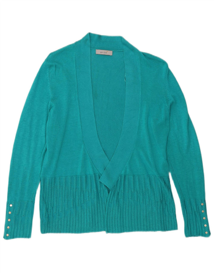 Marks & Spencer Damski sweter rozpinany Per Una, UK 14, duży, turkusowy