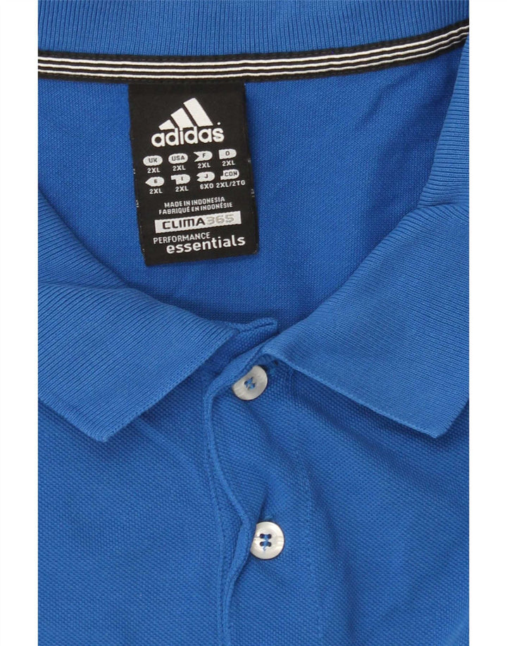 Koszulka polo męska Adidas Clima 365 2XL niebieska