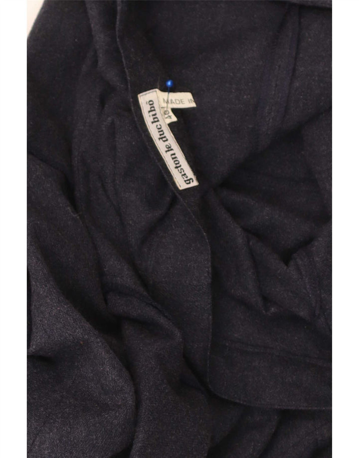 Vintage damska rozkloszowana spódnica EU 46 XL W36 granatowa