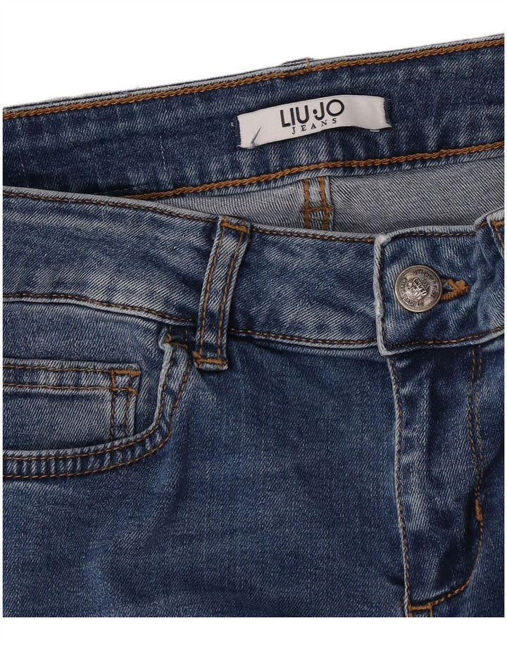 Damskie jeansy Liu Jo W28 L25 Niebieskie