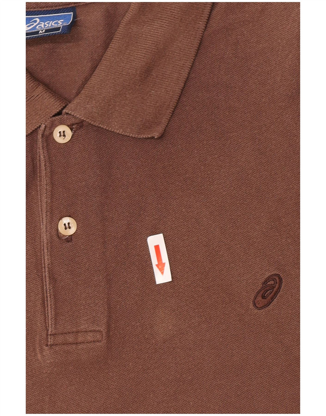Męska koszulka polo Asics, średni brąz