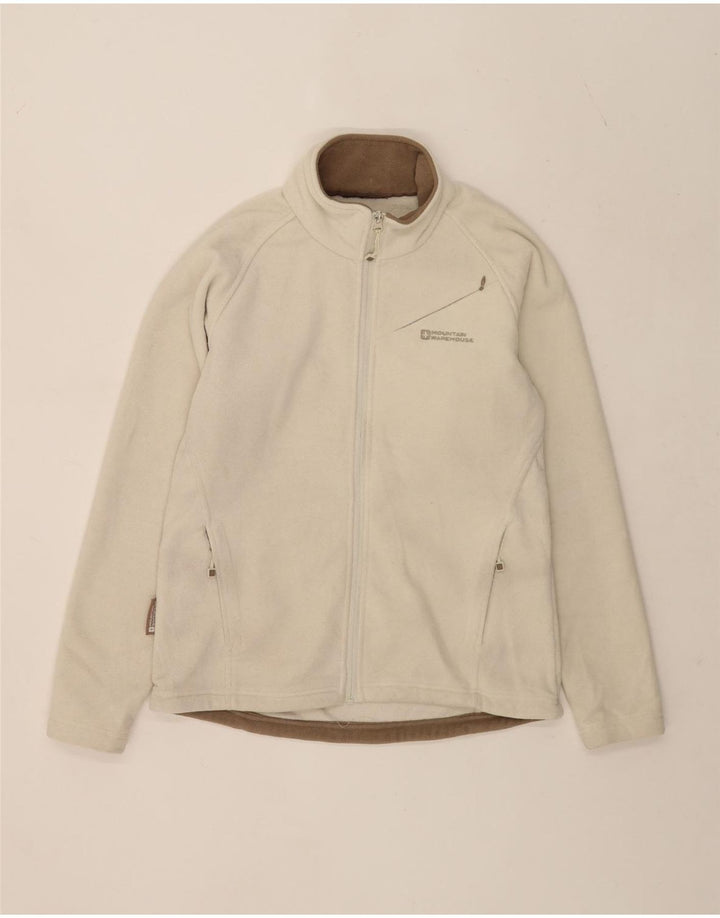 Damska kurtka polarowa Mountain Warehouse UK 14, średnia, złamana biel, poliester