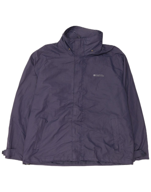 Męska kurtka wiatrówka z kapturem Mountain Warehouse UK 42 XL, granatowa