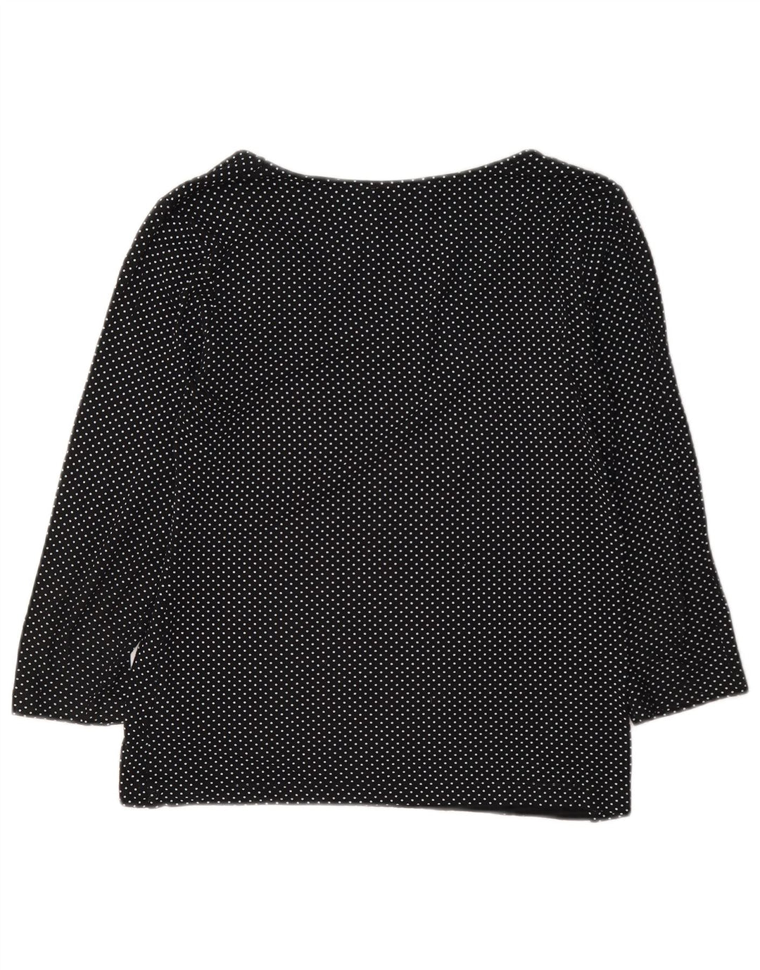 Top damski Hobbs z rękawem 3/4 UK 10 Small Black w kropki, wiskoza