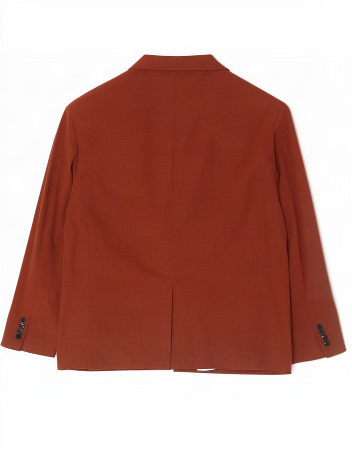 Męska marynarka z podwójnymi piersiami Zara UK 42 XL, brązowy poliester