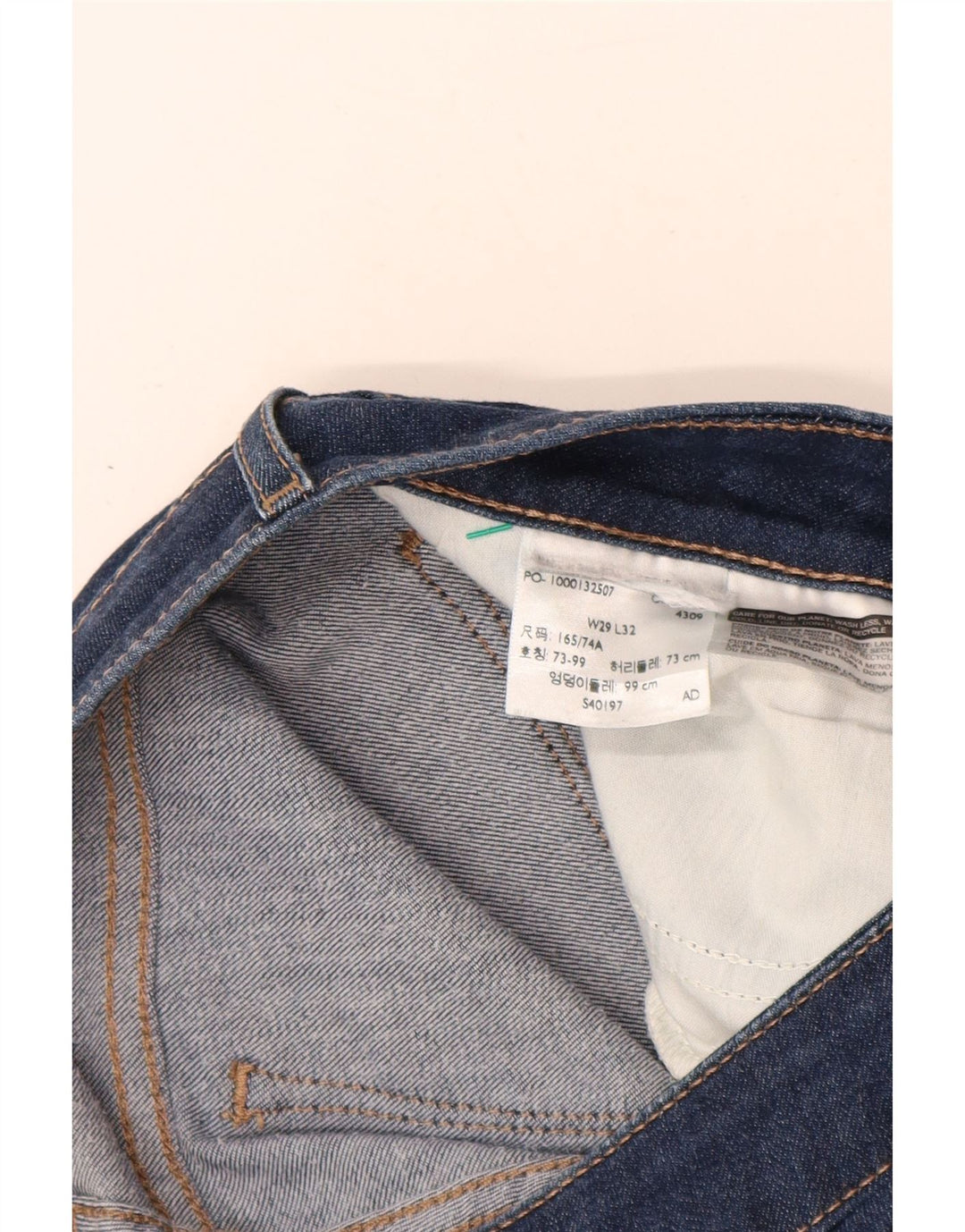 Damskie jeansy Levi's 712 Slim W29 L32 Niebieskie