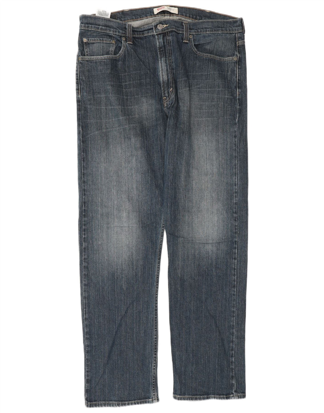 Męskie jeansy Levi's 505 Straight W38 L34 Niebieskie bawełniane
