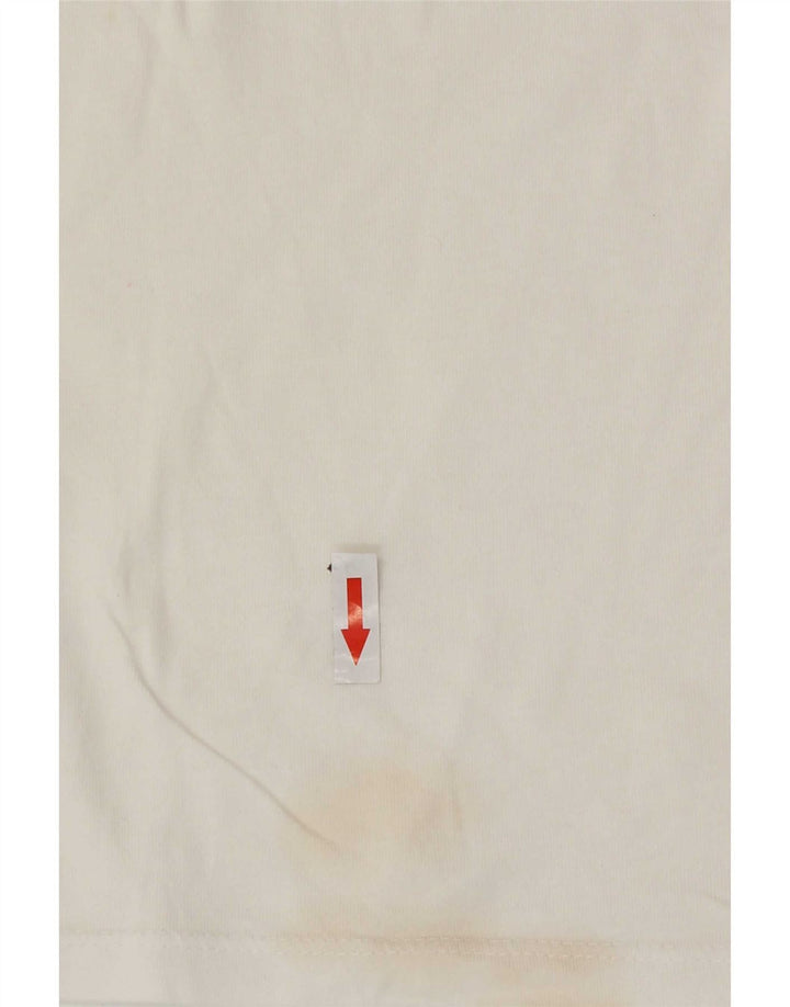 Męski T-shirt Tommy Hilfiger z grafiką, średni biały