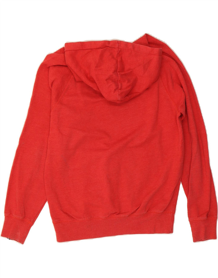 DC Mens Hoodie Jumper Small Red Vintage DC and Second-Hand DC from Messina Hembry 
