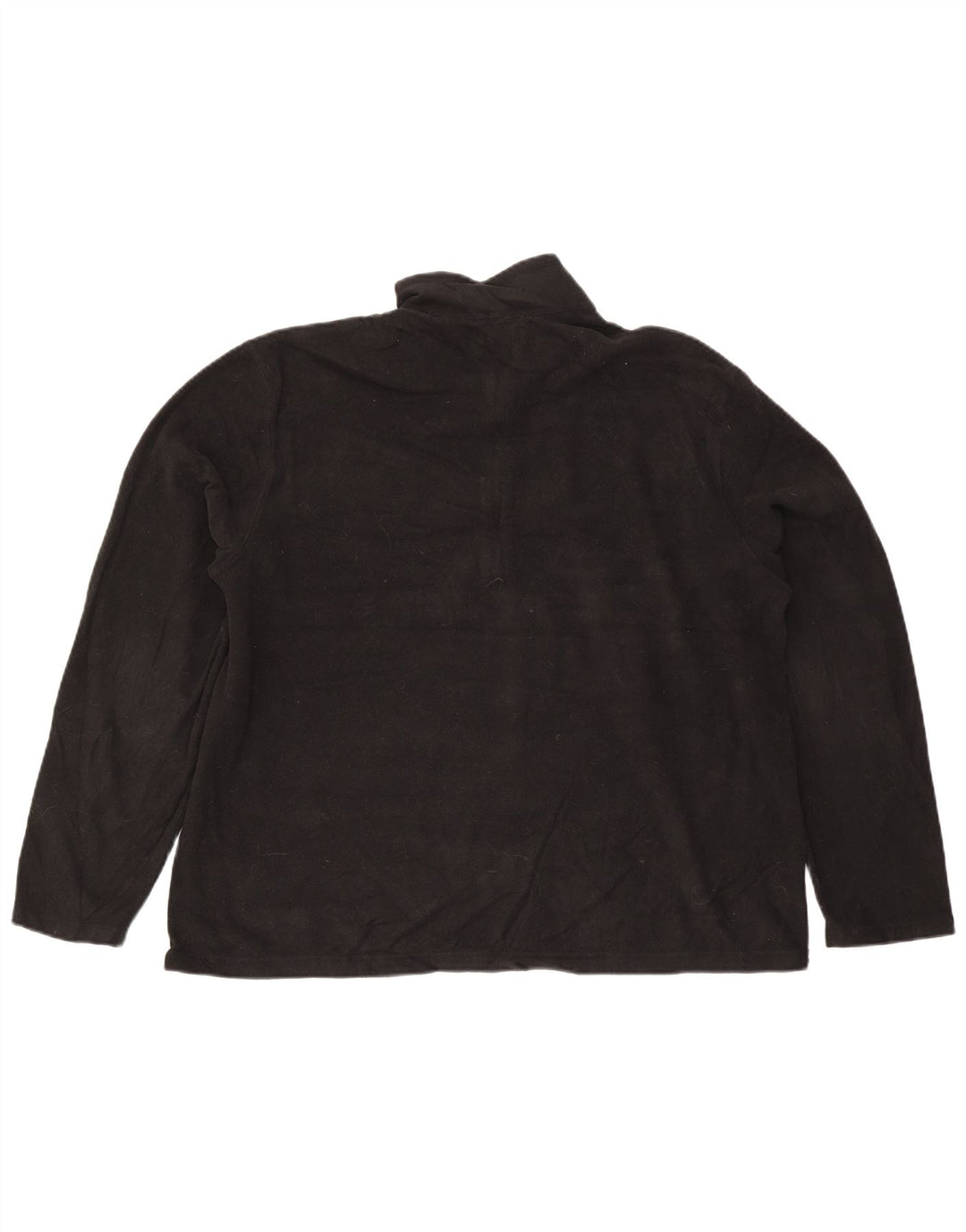 Męski sweter polarowy XL z zamkiem błyskawicznym Eddie Bauer, czarny poliester