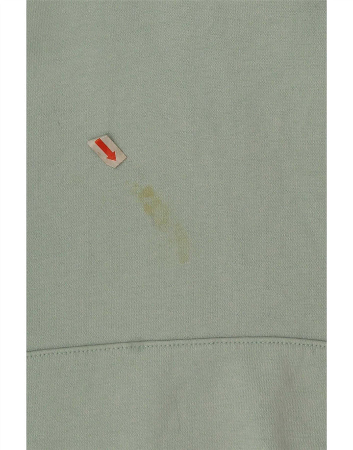 Męski sweter z kapturem Nike, średni zielony, bawełniany