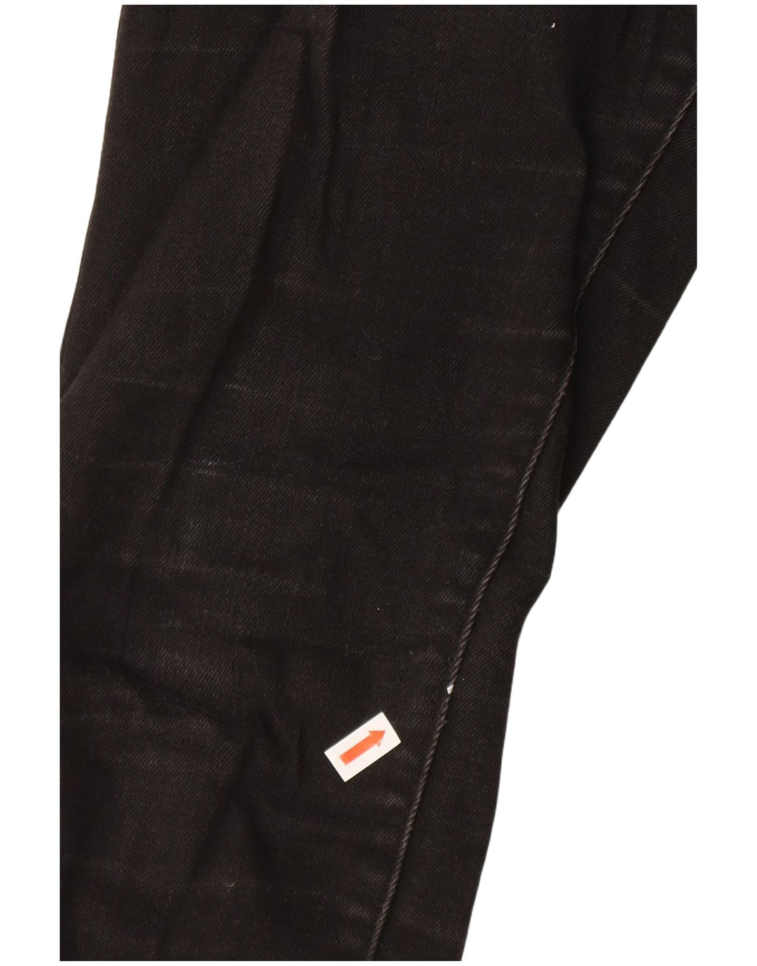 Damskie jeansy rurkowe LEE Riders z wysokim stanem US 9 Medium W24 L27 Czarna bawełna