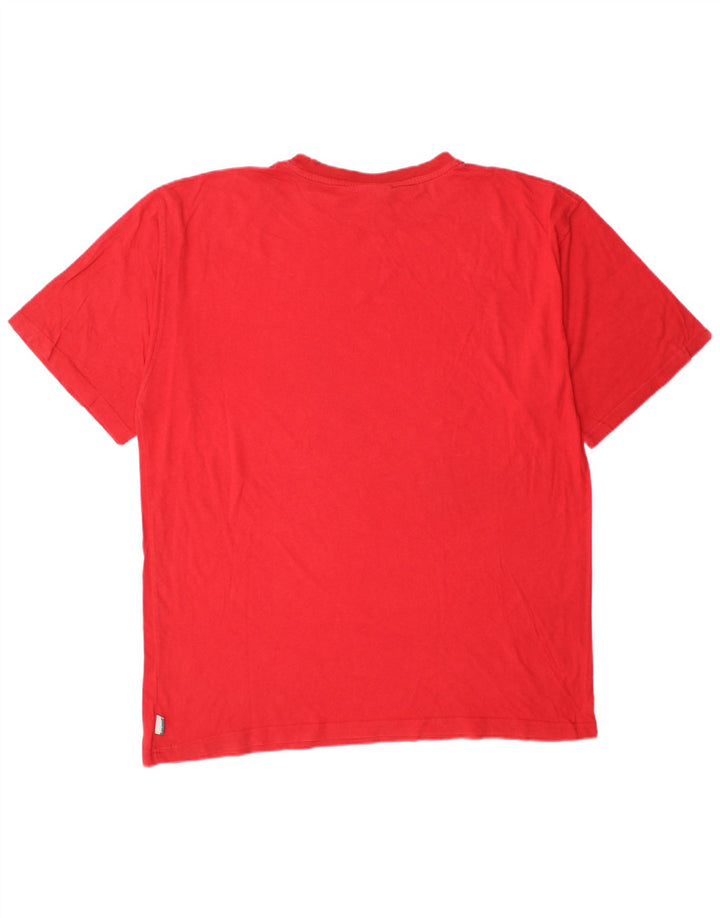 Męska koszulka Reebok z grafiką Top XL, czerwona
