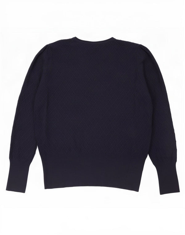 Marks & Spencer Damski sweter z okrągłym dekoltem, UK 18 XL, granatowy