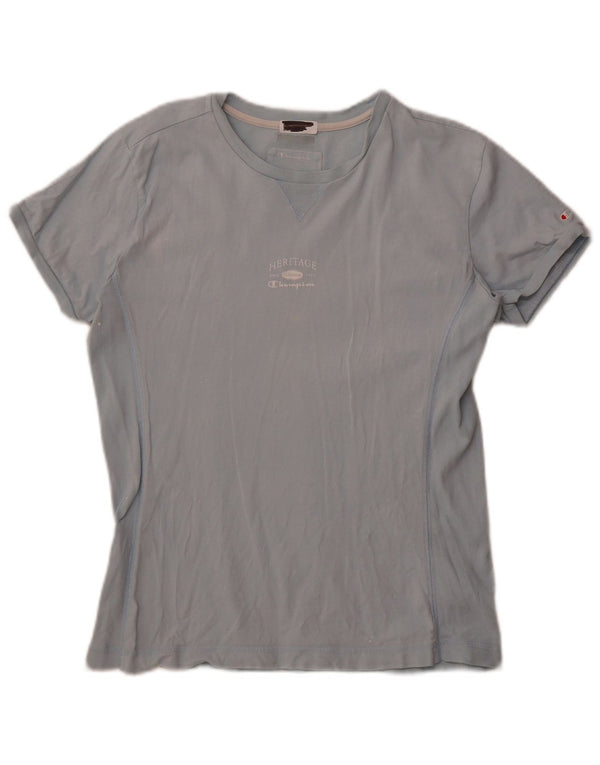 Damska koszulka typu Crop Top UK 18 XL, niebieska