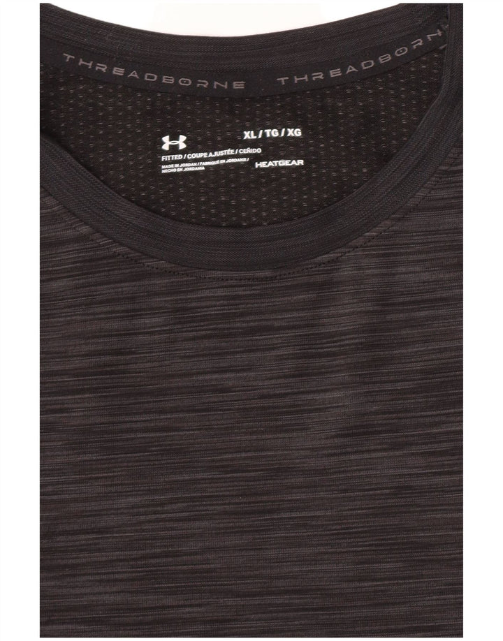 Męska koszulka t-shirtowa Under Armour XL, szara, nakrapiana
