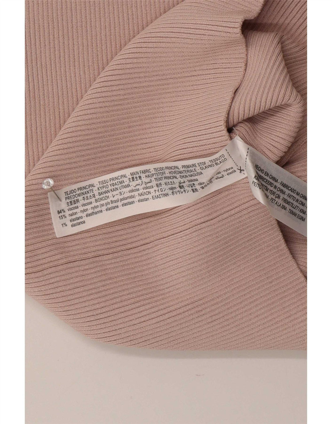 Krótki top damski Zara na jedno ramię UK 8 Small Pink wiskoza