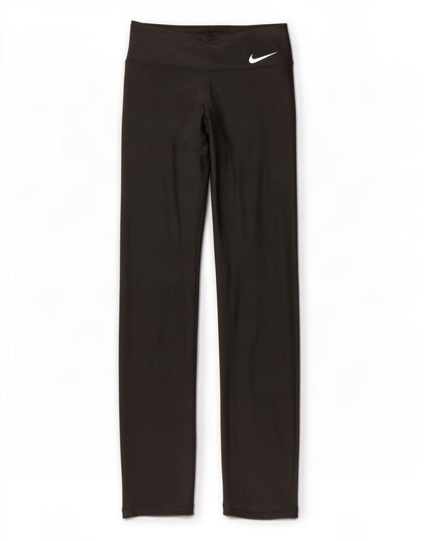 Damskie legginsy Nike Dri Fit UK 14, średni czarny poliester