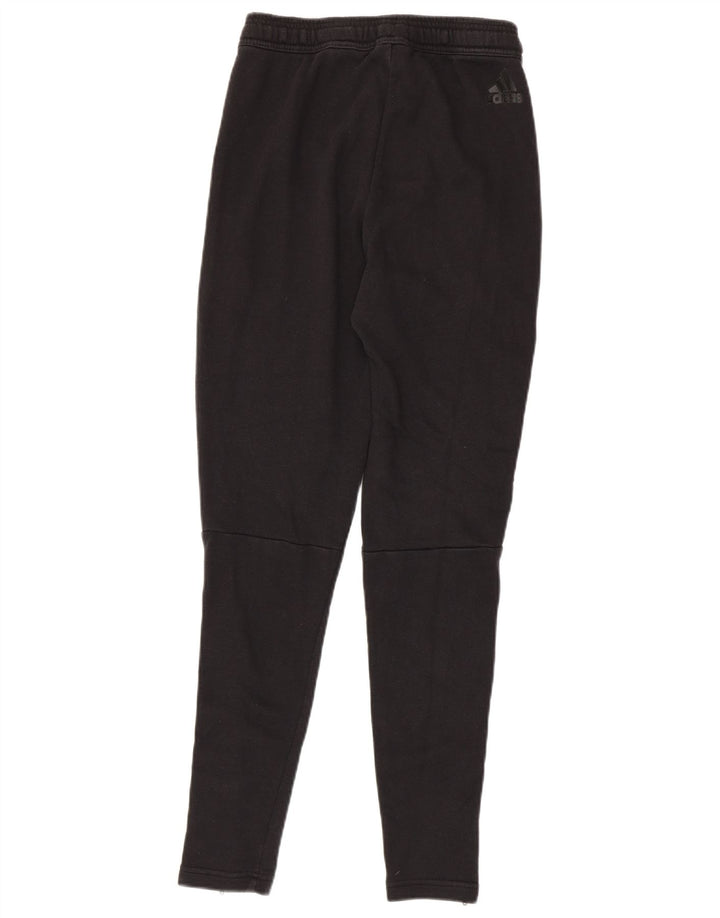 Męskie spodnie dresowe ADIDAS, małe, czarne, bawełniane