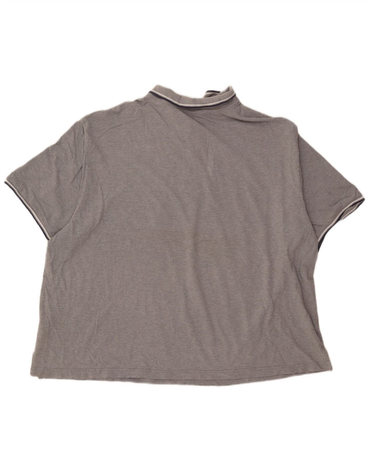 Męska koszulka polo Izod 3XL, szara, bawełniana