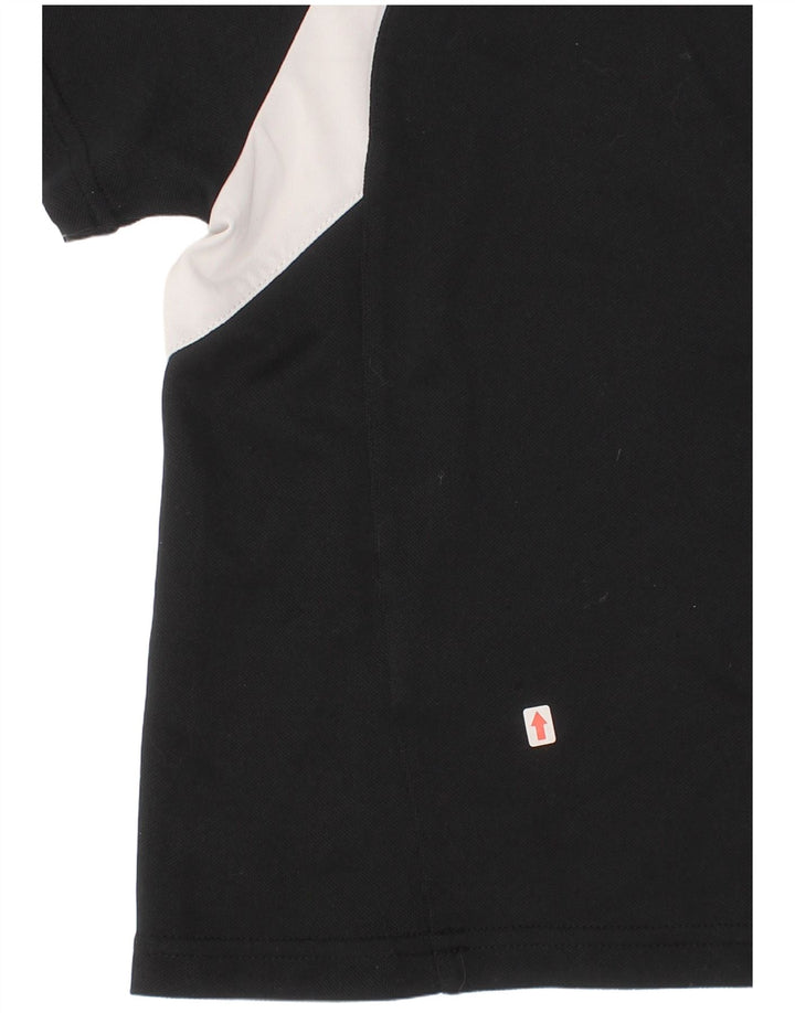 T-shirt chłopięcy Puma Top 4-5 lat, czarny, poliester z blokami kolorów