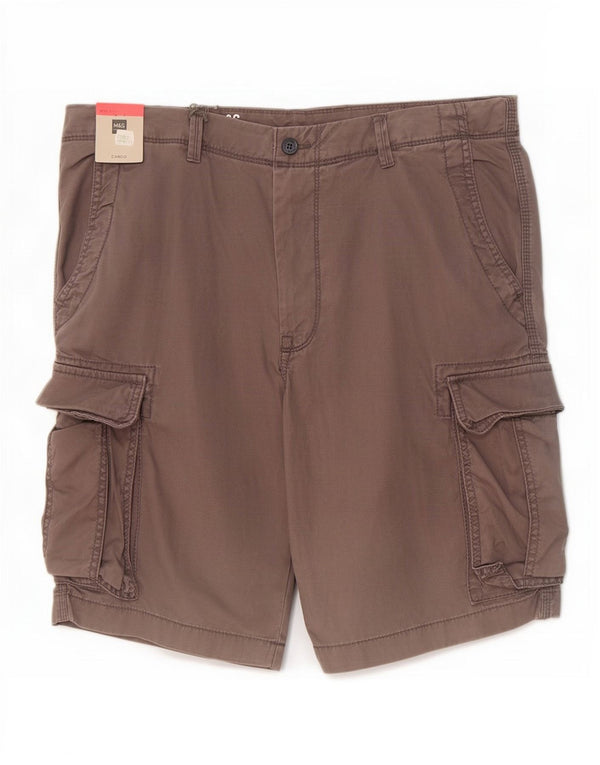 Męskie spodenki cargo Marks & Spencer W36, duże, szare, bawełniane