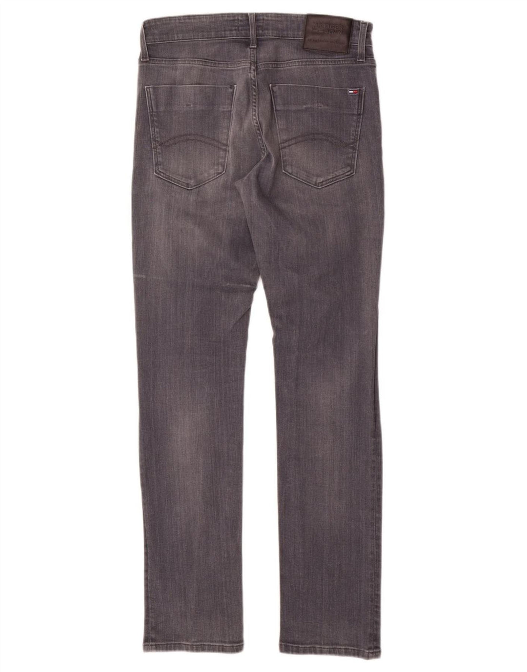 Męskie jeansy slim fit TOMMY HILFIGER W32 L32 Szara bawełna