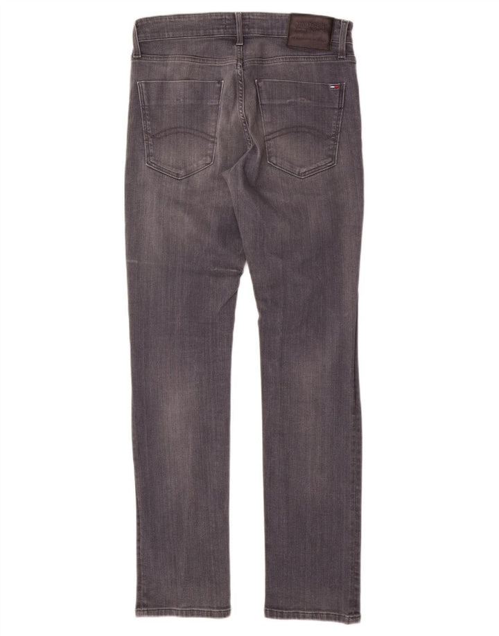 Męskie jeansy slim fit TOMMY HILFIGER W32 L32 Szara bawełna