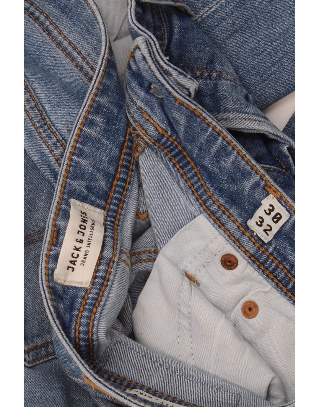 Męskie jeansy Jack & Jones Mike Slim W30 L32 Niebieskie