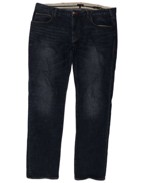 Męskie jeansy Armani Regular Straight W40 L34 Granatowa bawełna