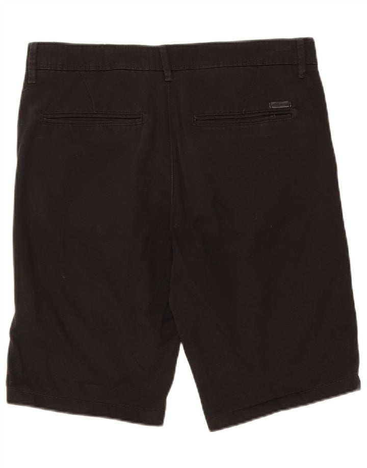 Męskie spodenki chino Jack & Jones, małe W29, czarne, bawełniane