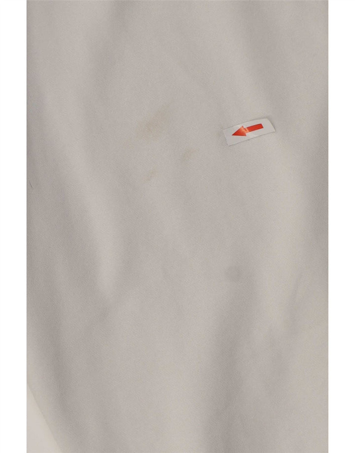 Damska bluza oversize Adidas Jumper UK 14 Średnia biała bawełna