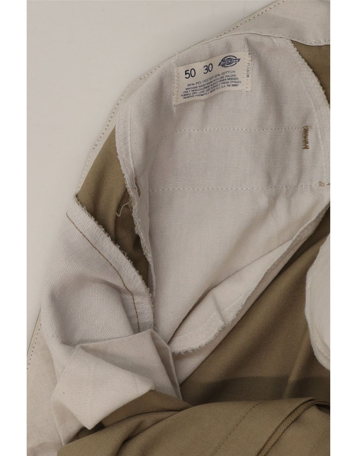 Męskie proste spodnie chino DICKIES W50 L30, bawełna khaki