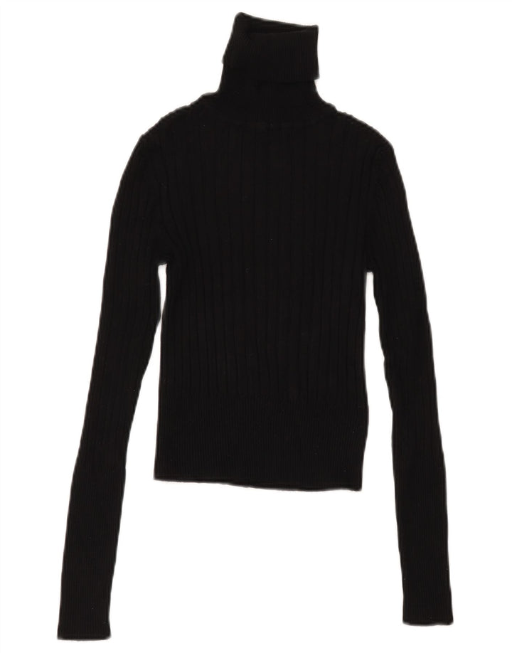 Sweter damski Zara z okrągłym dekoltem UK 12, średni czarny