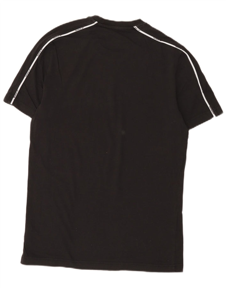 T-shirt męski Reebok, mały, czarny, bawełniany