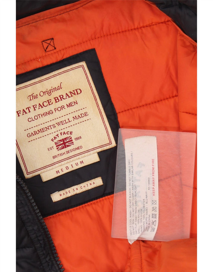 Męska ocieplana kurtka FAT FACE UK 38, średni granatowy nylon