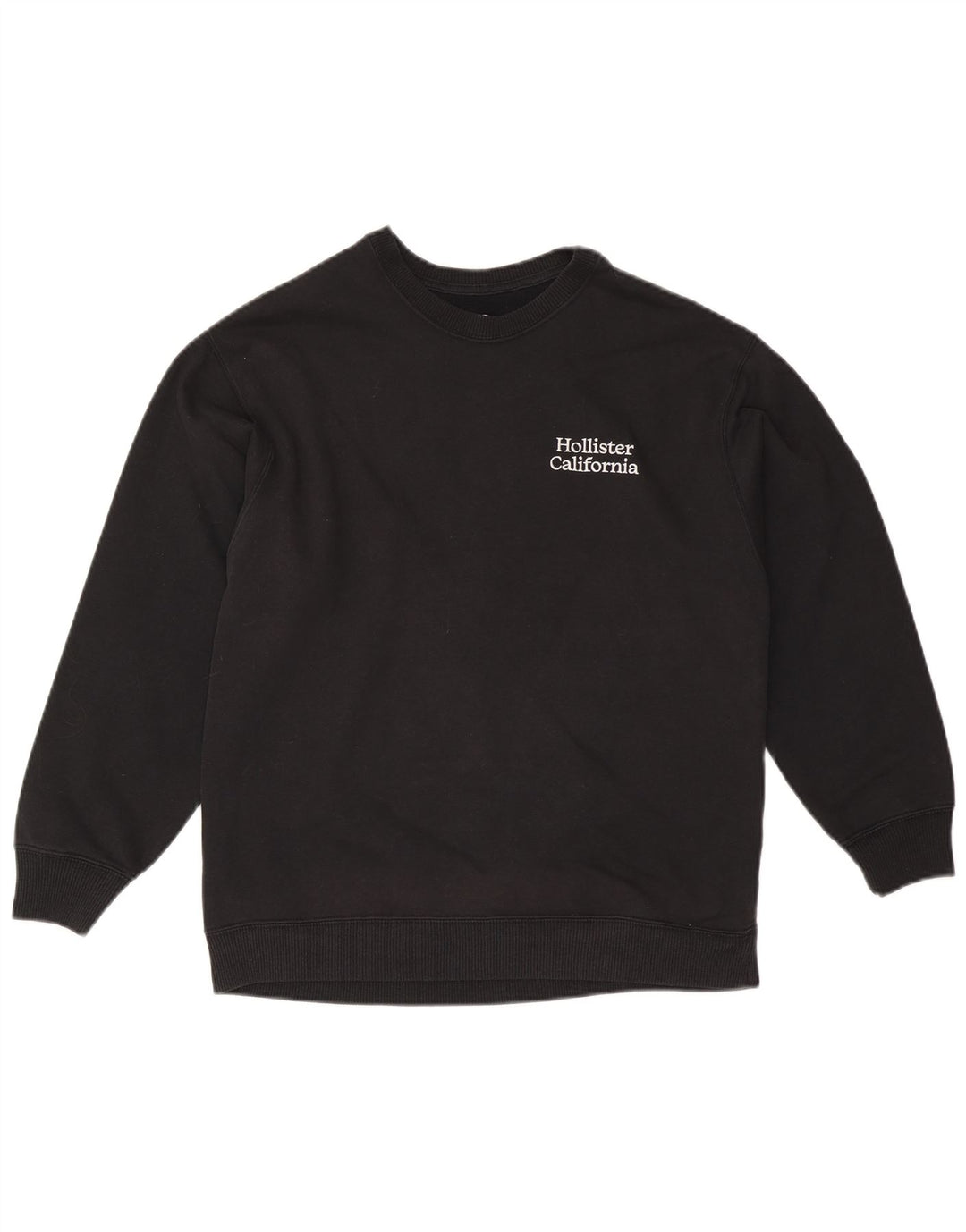 Bluza męska HOLLISTER, sweter XS, czarna, bawełniana