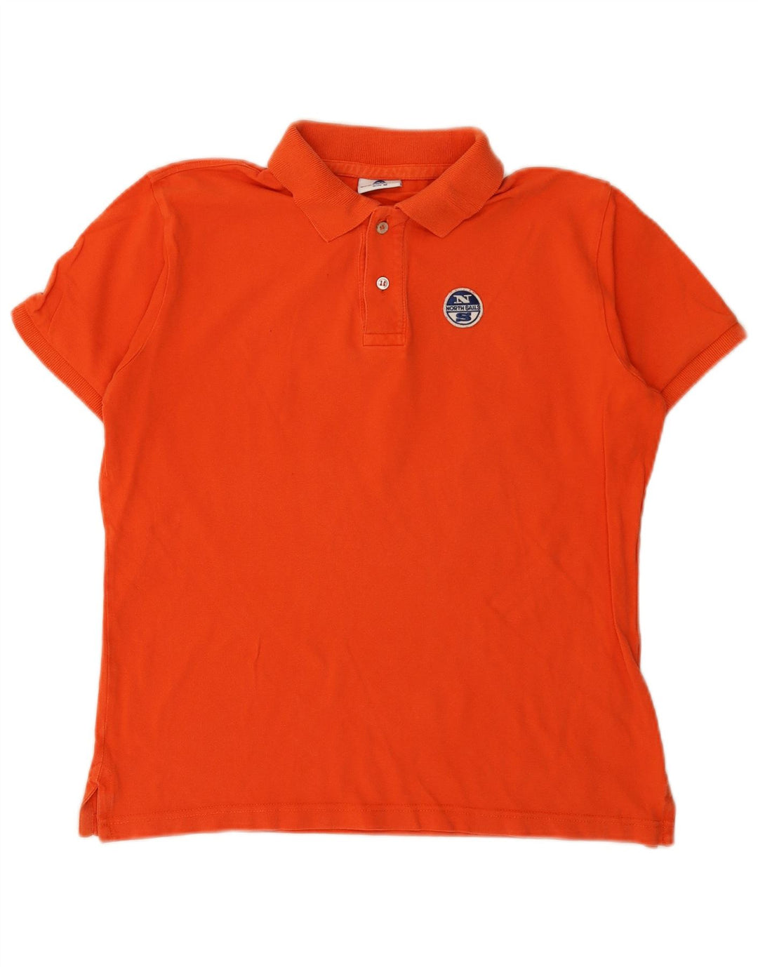 Męska koszulka polo North Sails, średnia, pomarańczowa, bawełniana