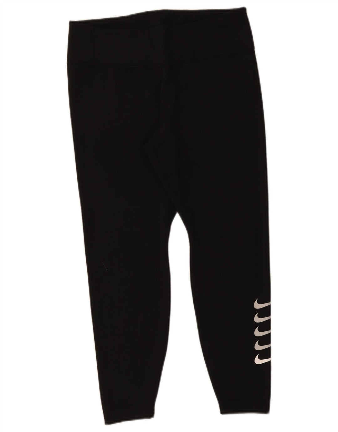 Damskie legginsy Nike Dri Fit Graphic Crop UK 14, duże, czarne, poliestrowe