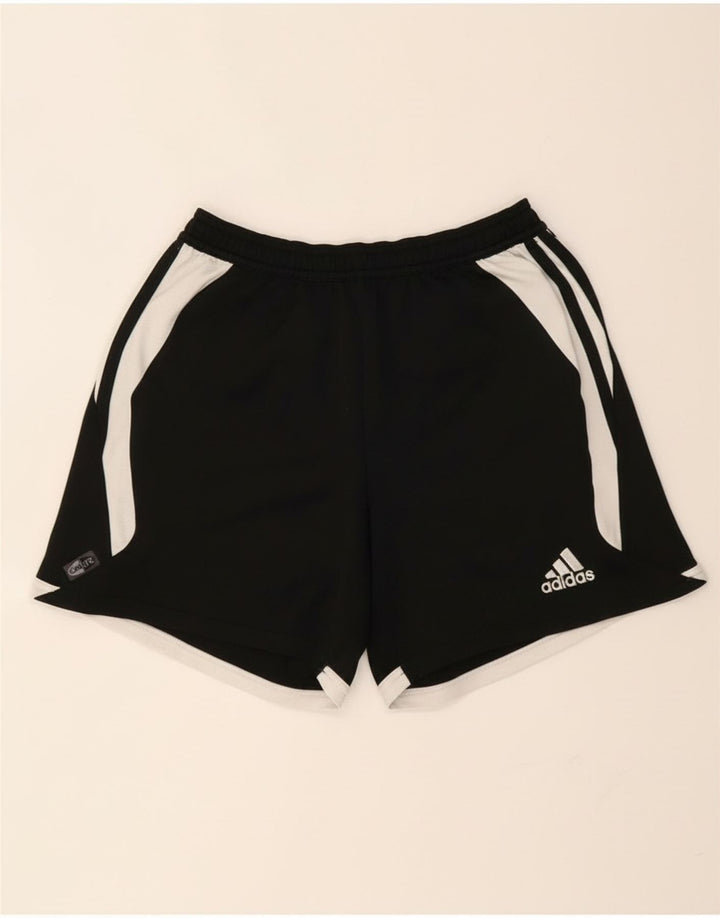Męskie spodenki sportowe Adidas Climalite, średni czarny poliester z blokami kolorów