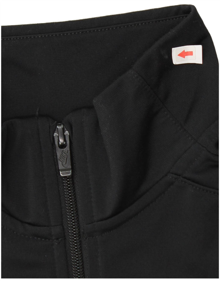 Chłopięcy dres Nike z grafiką, pełny, 13-14 lat, XL, czarny, poliester