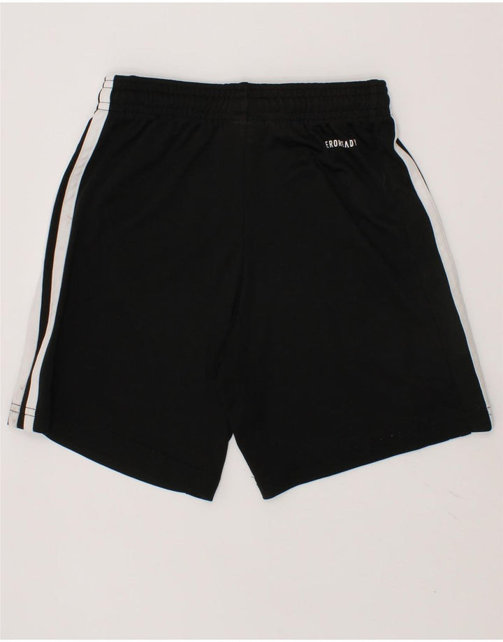 ADIDAS Boys Aeroready Sport Shorts 7-8 Years Black Polyester Vintage Adidas and Second-Hand Adidas from Messina Hembry 