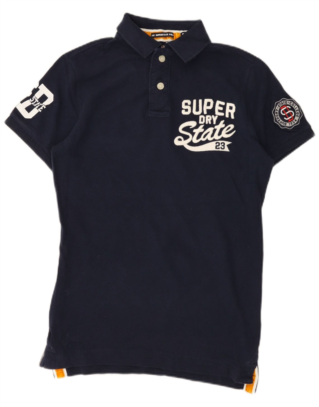 Męska koszulka polo do rugby Superdry Graphic, średnio-granatowa
