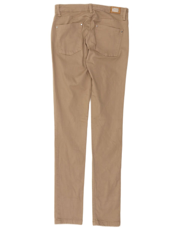 Spodnie damskie ZARA Skinny Casual EU 36 XS W26 L30 Beżowy Modal