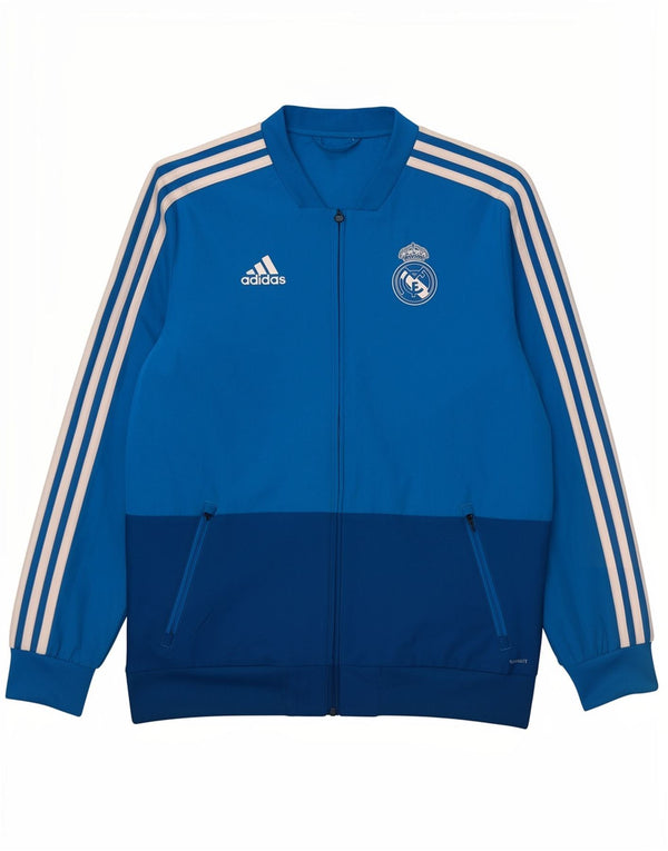 Chłopięca bluza dresowa Adidas Real Madryt 15-16 lat Niebieskie sportowe